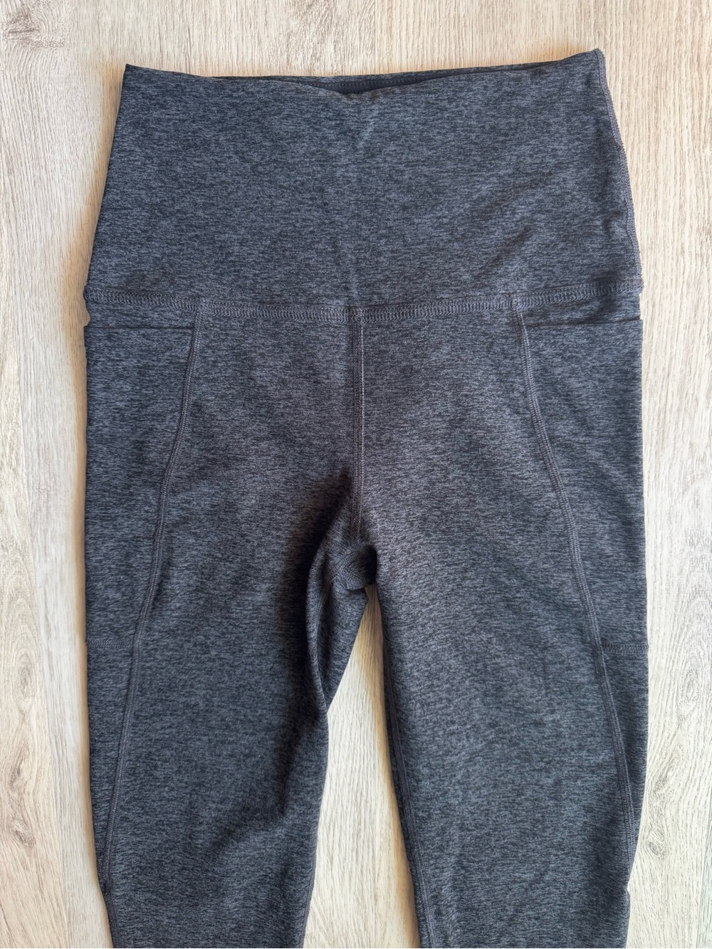 Beyond Yoga Heather Grey Core Spacedye Out Of Pocket High Waisted Leggings Small - Picture 4 of 9